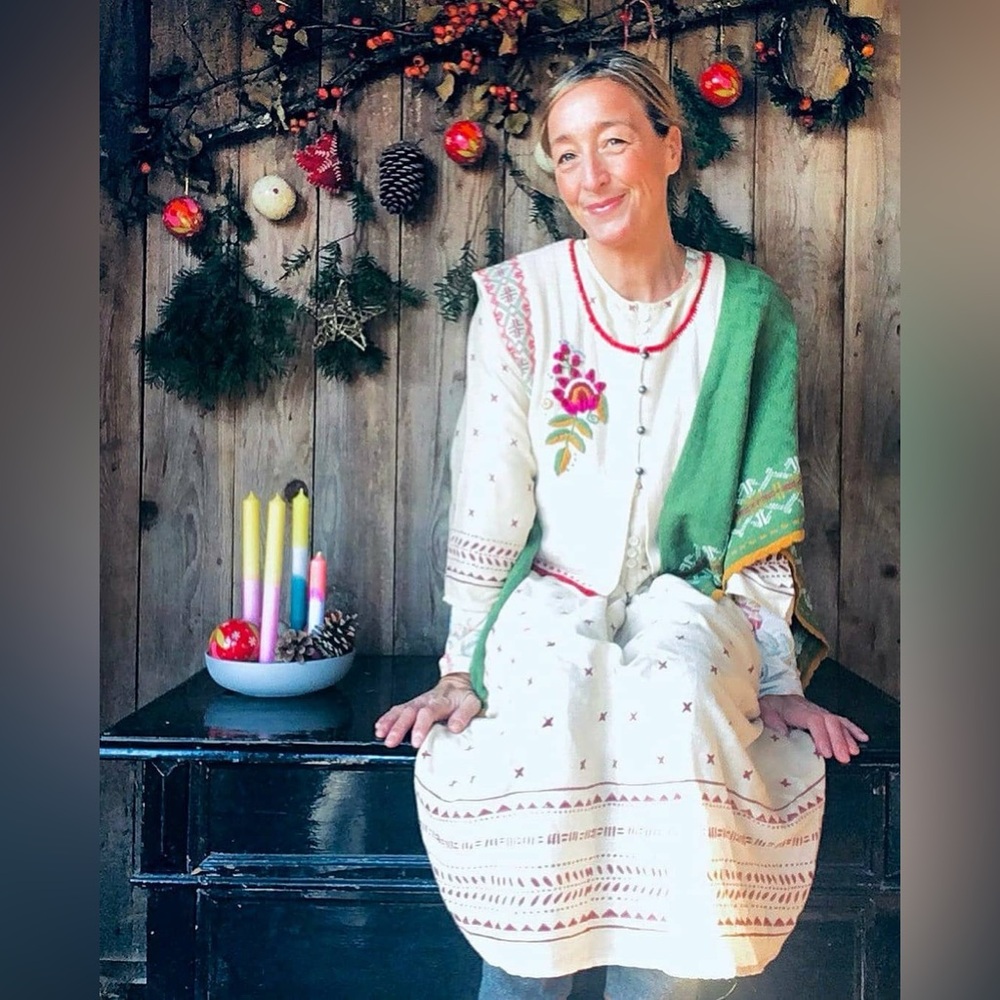 GUDRUN SJODEN Mora shawl Christmas 2020